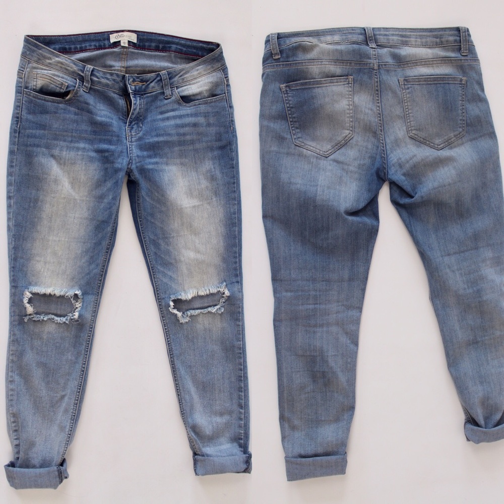 Cello Light Wash Skinny Jeans