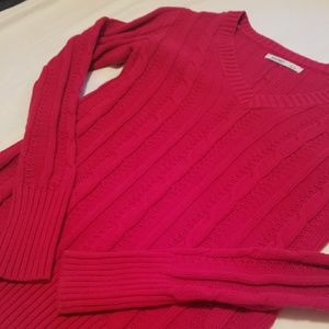 "PRICE DROP" - Old Navy V-neck Red Sweater