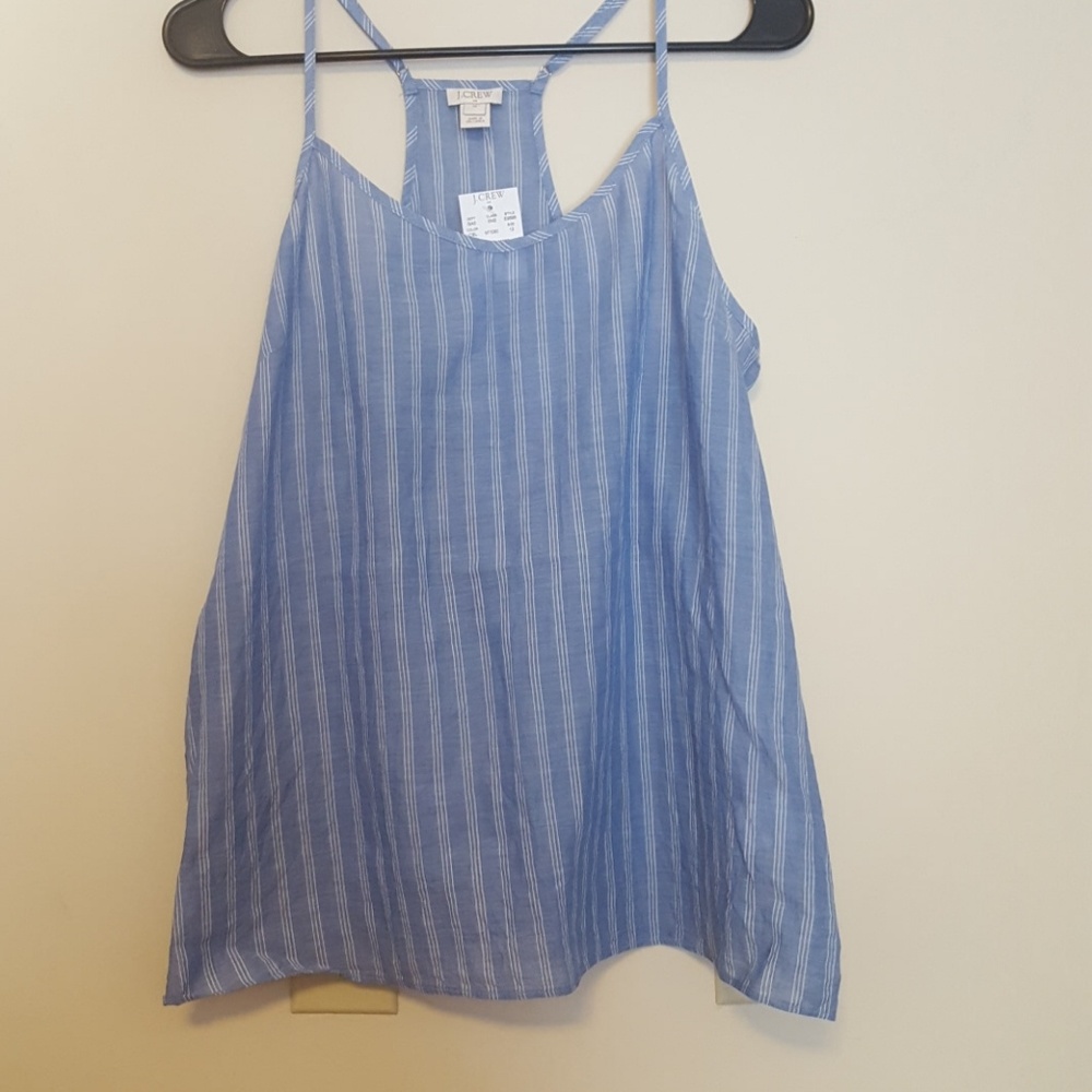 J. Crew tank top brand new with adjustable straps
