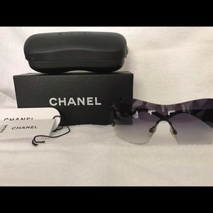 Authentic Chanel frameless sunglasses