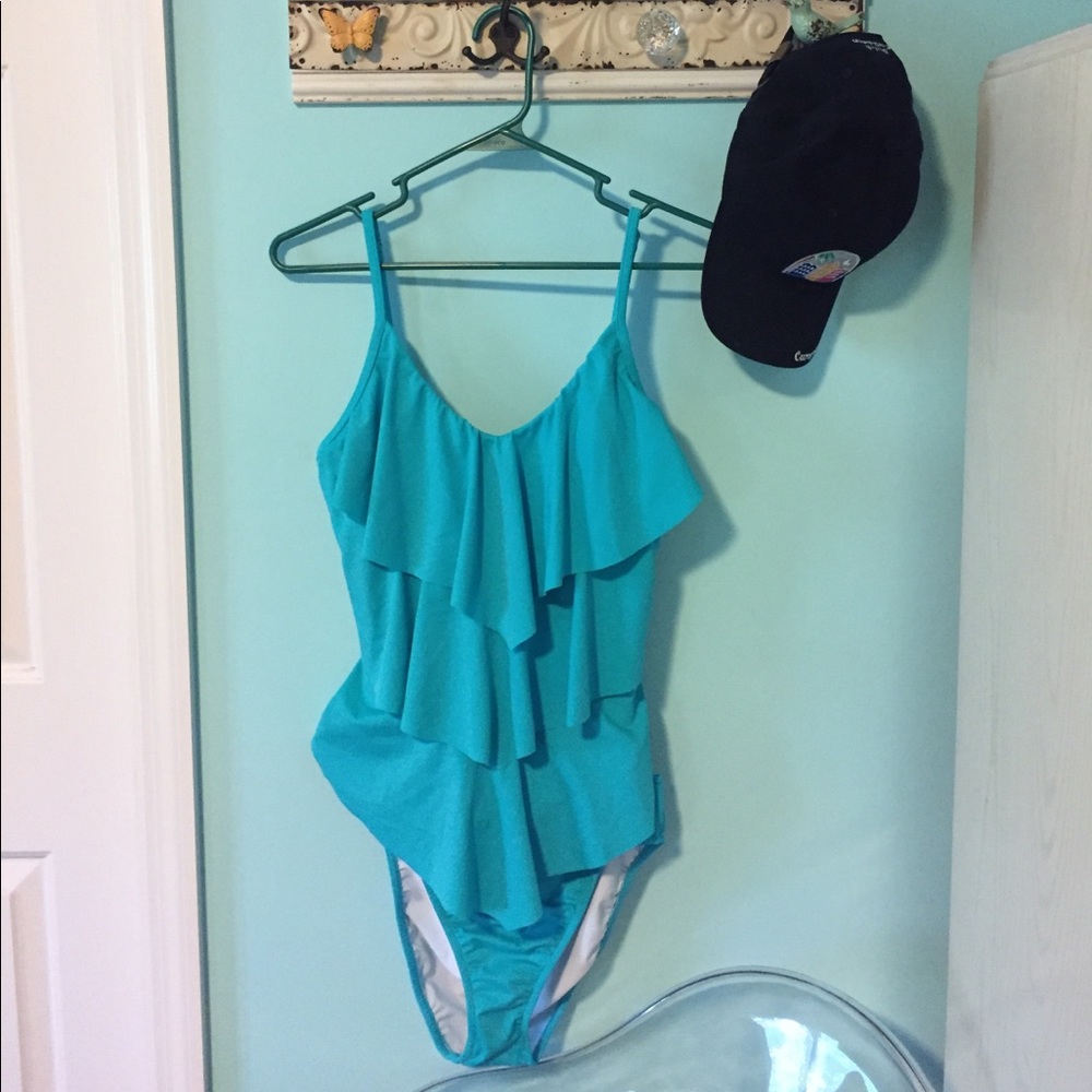 NWOT Brilliant Turquoise Tankini!