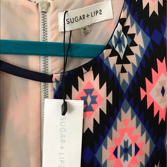 NWT AZTEC PRINTED SLIP DRESS - Picture 5 of 5