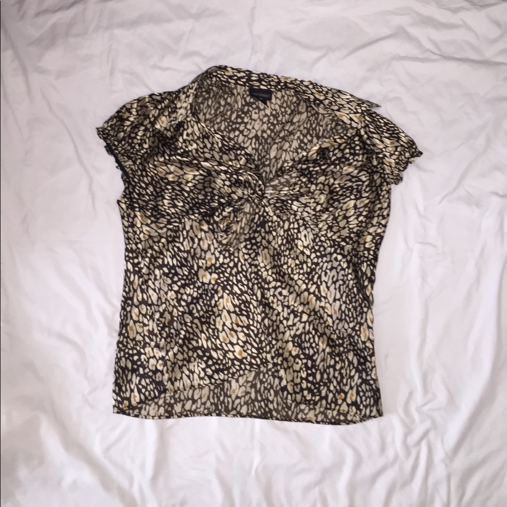 Animal type pattern lane Bryant short sleeve shirt