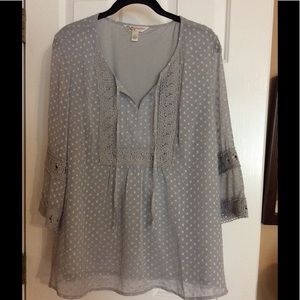 Ladies gray blouse
