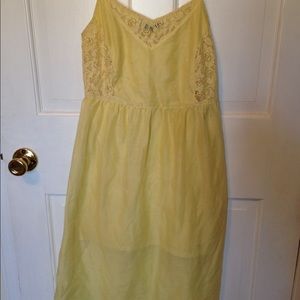 Yellow summer dress