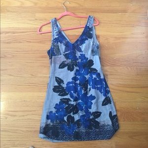Free People Blue Floral Dress