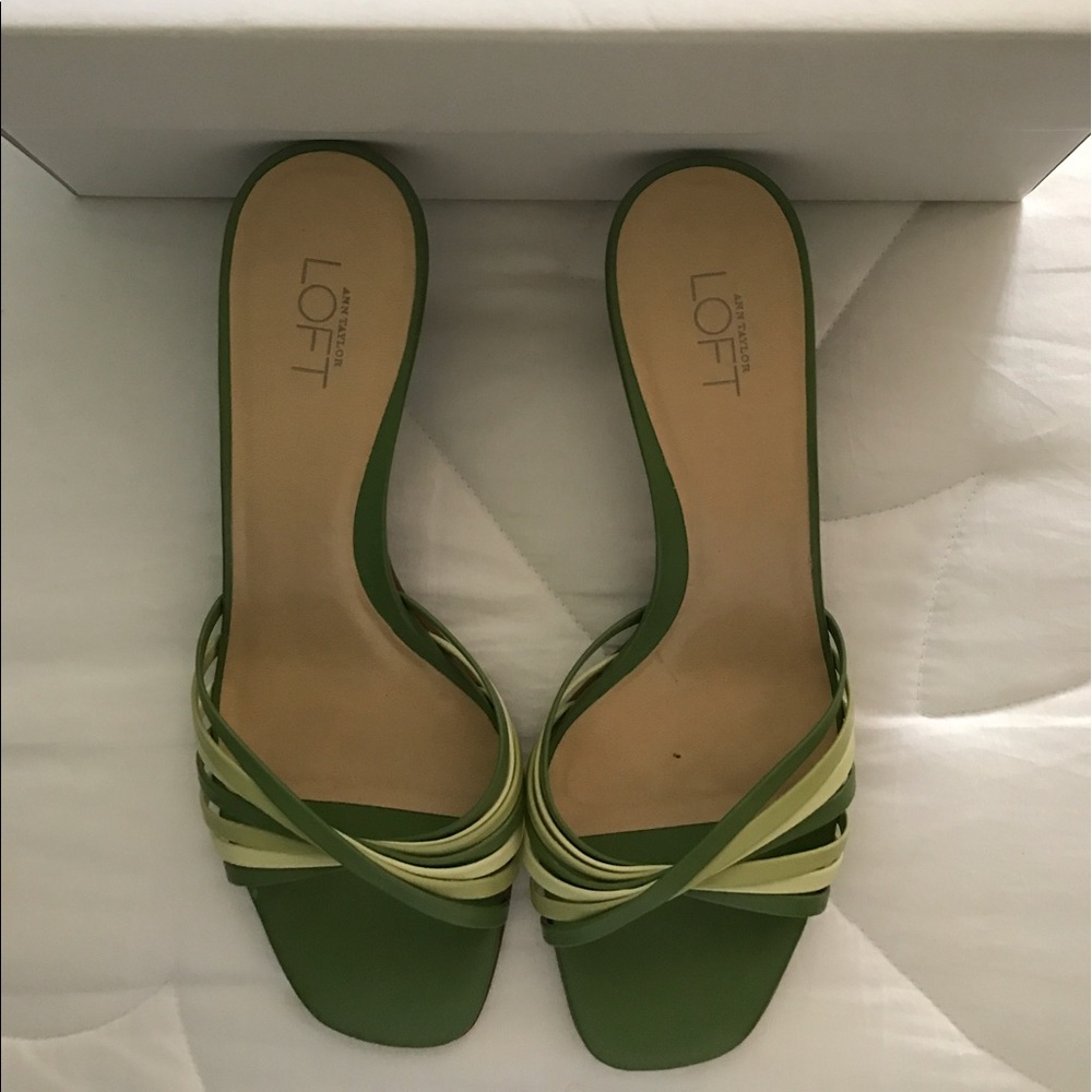 Green multi sandal