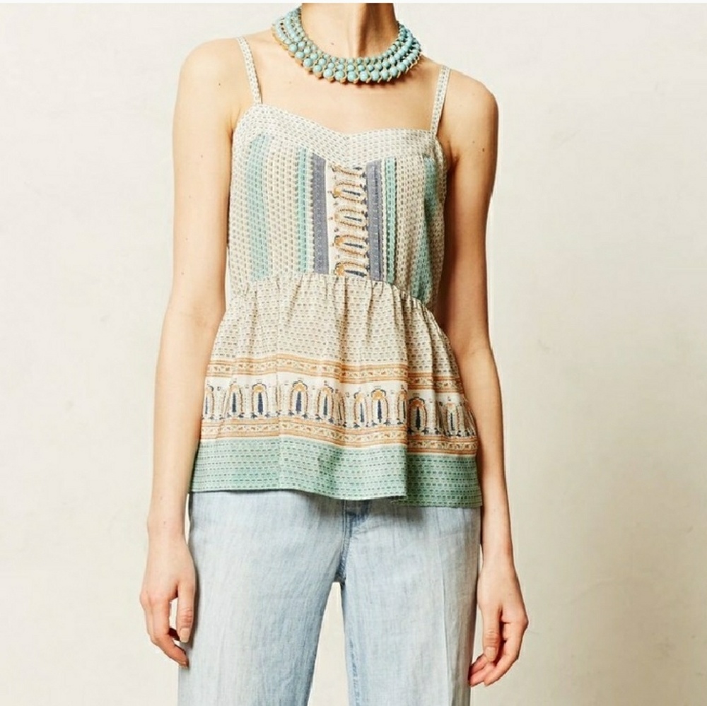 Vanessa Virginia Montara Silk Tank