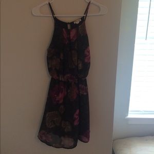 Multi color, black purple and grey dress
