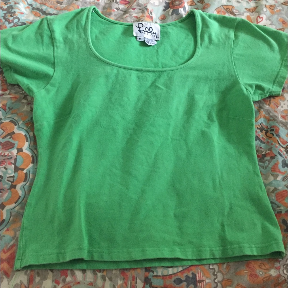 Lilly Pulitzer fitted top (Sz M)