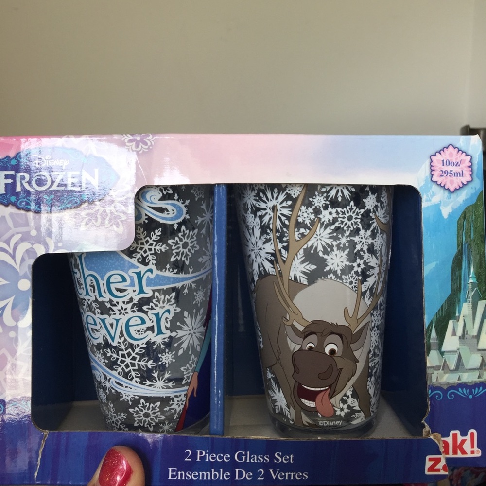 Frozen Disney glassware