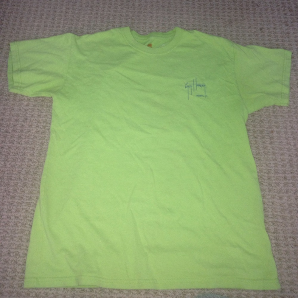 A guy Harvey, green shirt