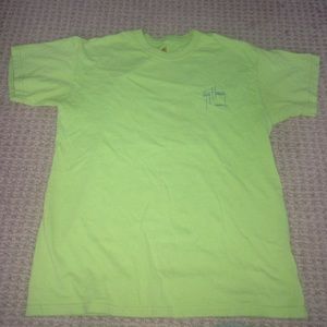 A guy Harvey, green shirt