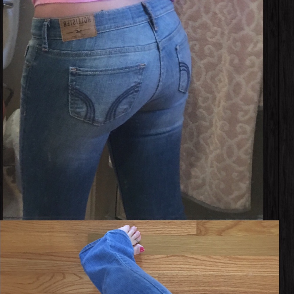 🎁26/33 hollister jeans like new tight stretch fit