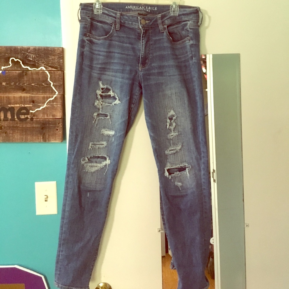 American Eagle Ripped Denim