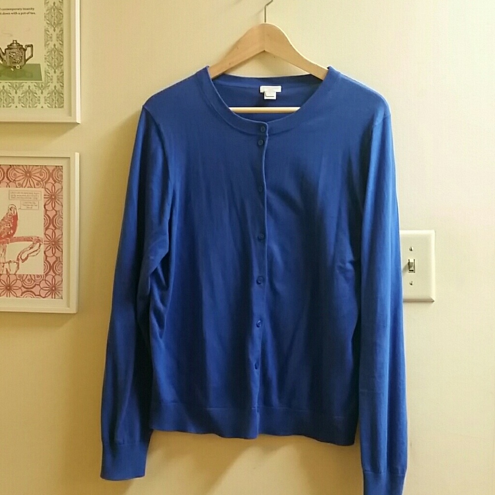J. Crew royal blue Caryn cardigan