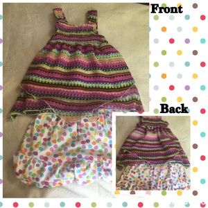 KIDS skort and top 7/8 and 6x. Multi-color