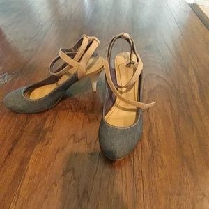 Calvin Klein jean heels