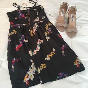 Floral bralette dress