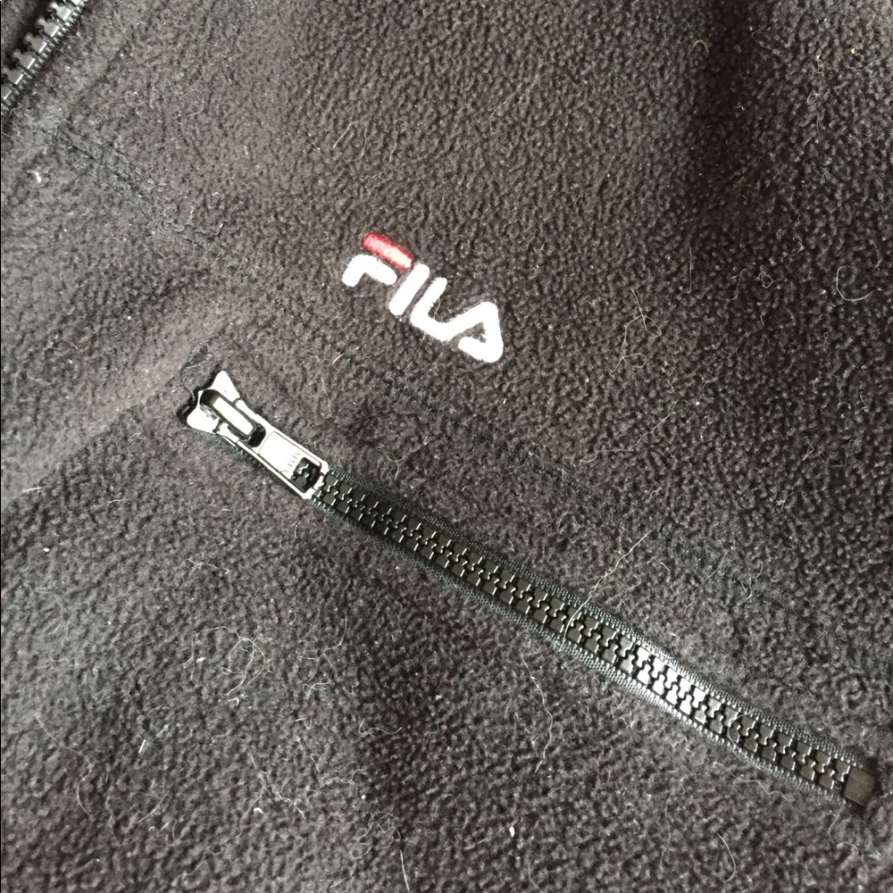 FILA Black velour jacket