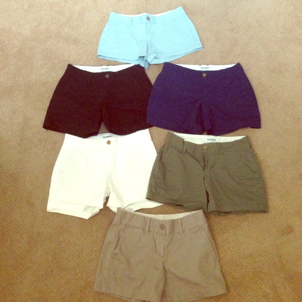 Bundle of 6 pairs of shorts. Old Navy and LOFT.