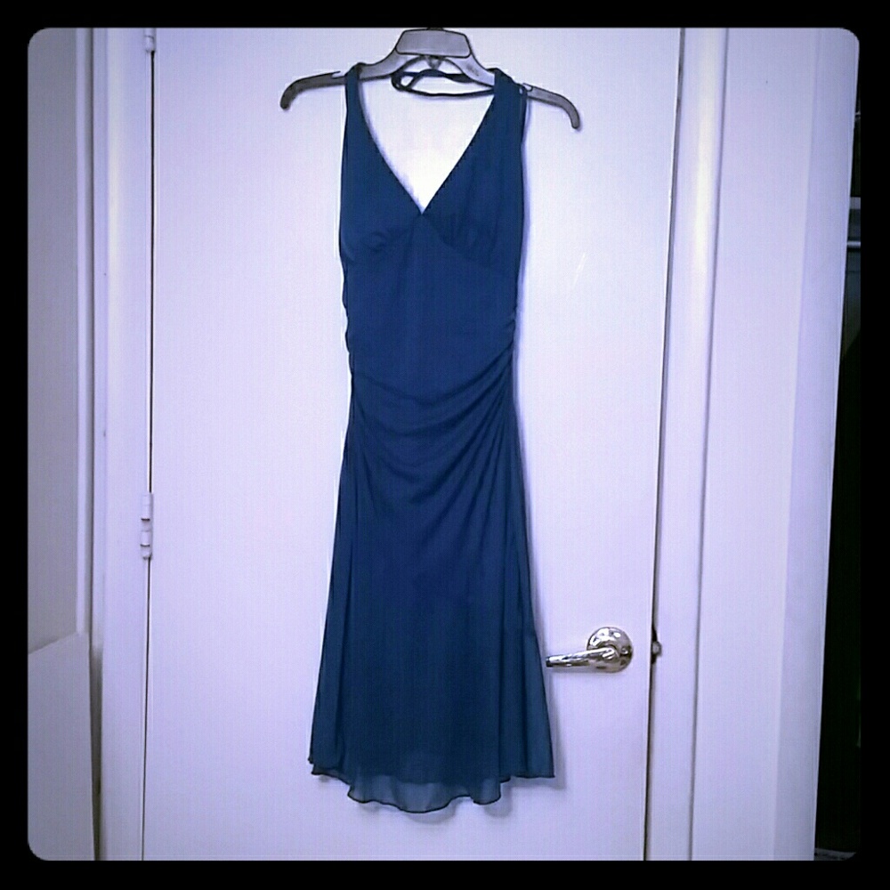 Teal green party dress