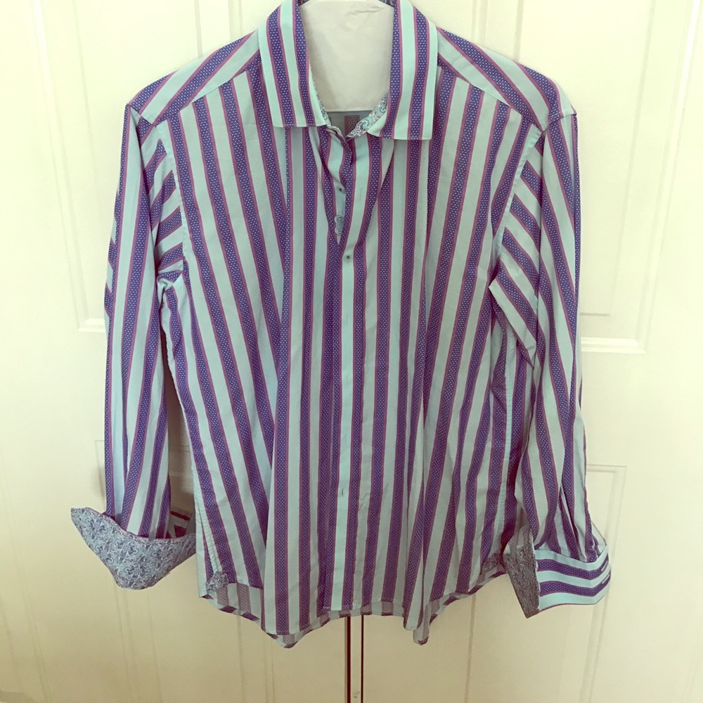 Robert Graham men's shirt size medium classic fit