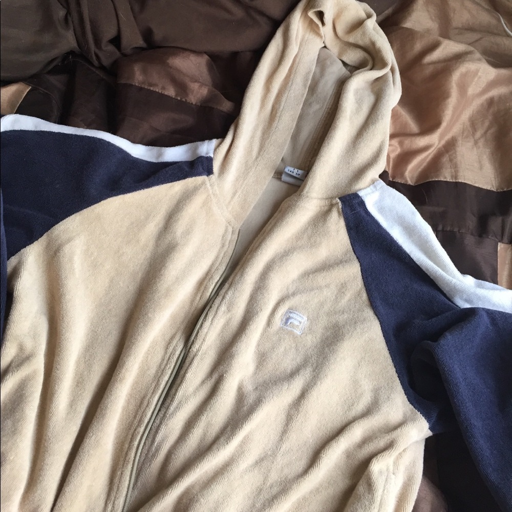 Beige/Navy FILA active suit