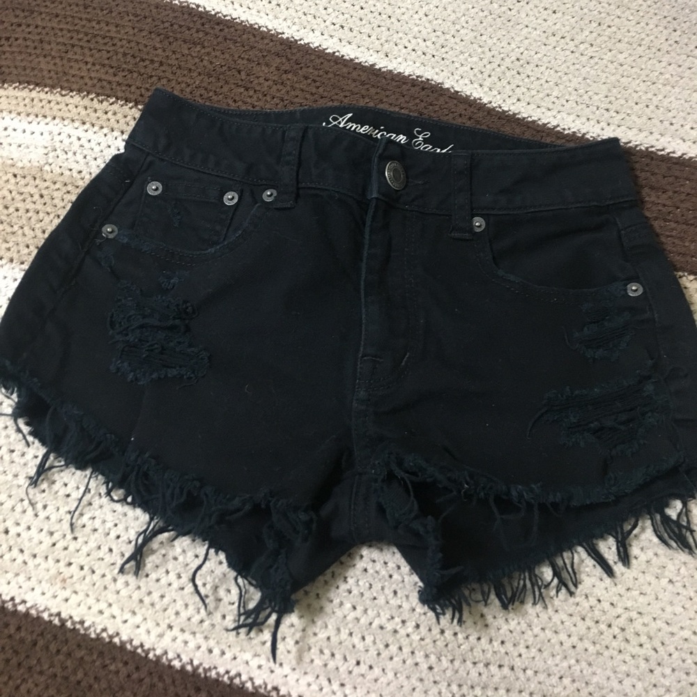 Black Jean Shorts 🕶☀️
