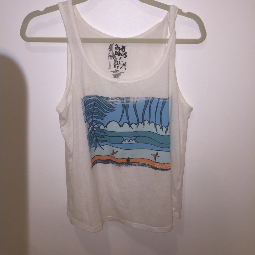 White billabong tank top