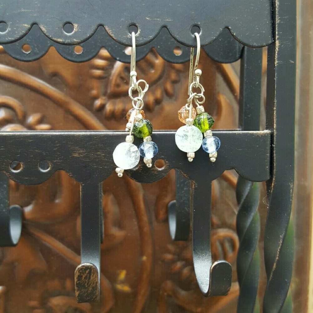 Earrings, hand made