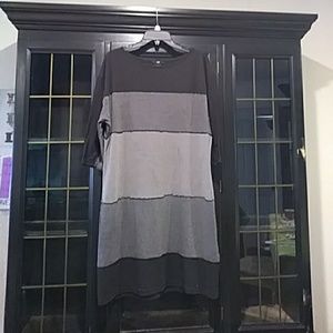 Black and grey tunic/dress