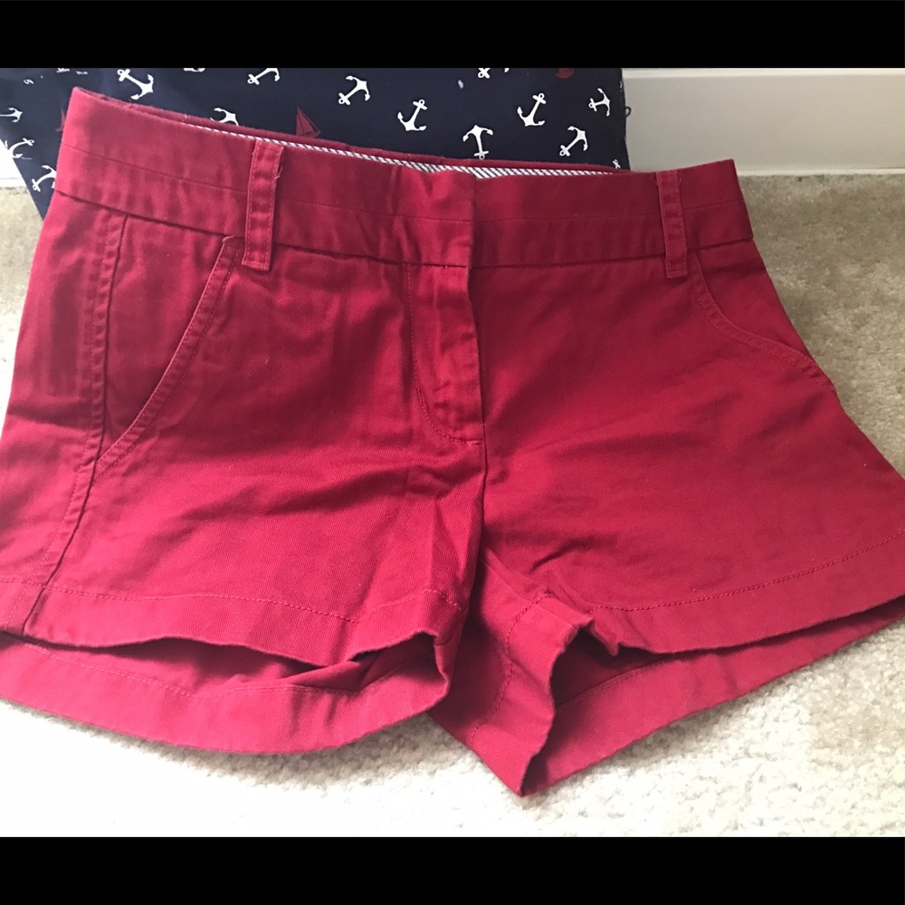 J.Crew Chino Shorts - Red