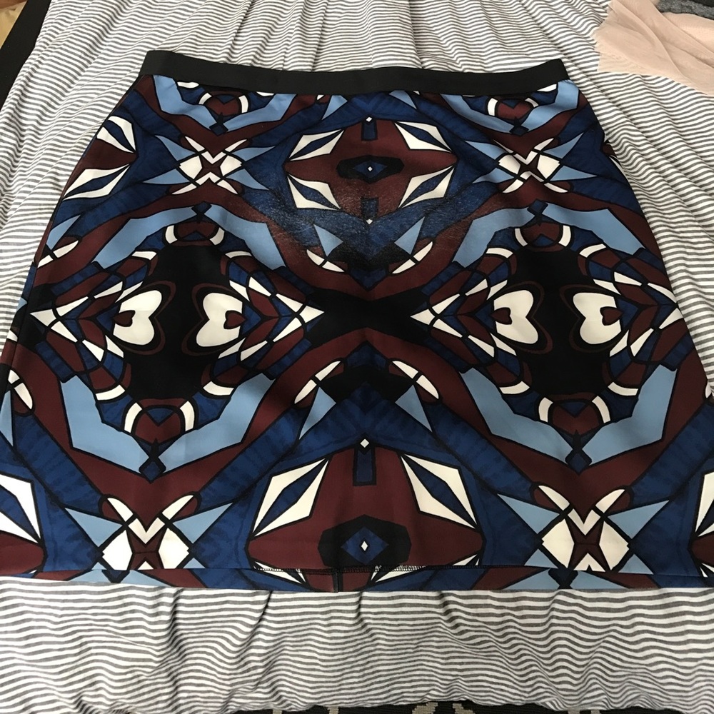 Beautiful Patterned Eloquii Scuba Pencil Skirt