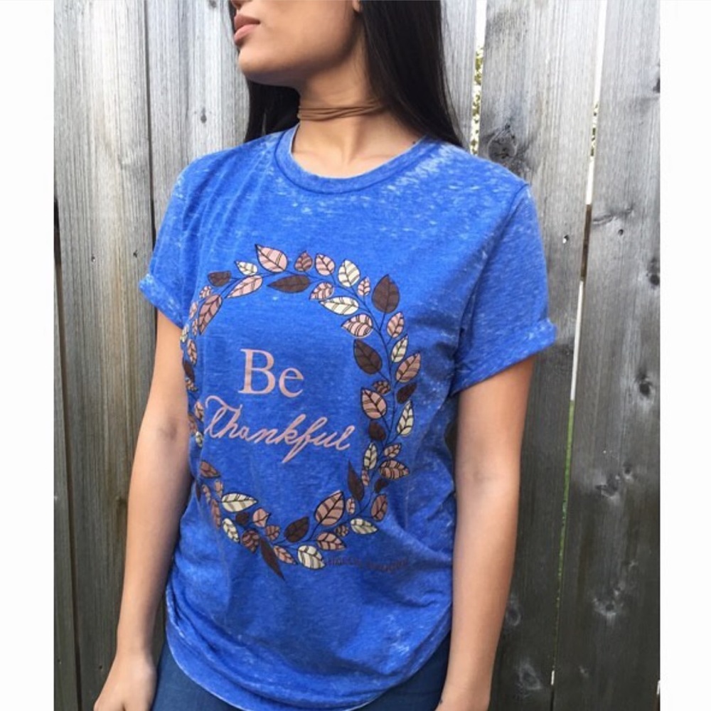 Be Thankful t-shirt new