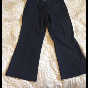 The Limited Navy Blue Crop Pants