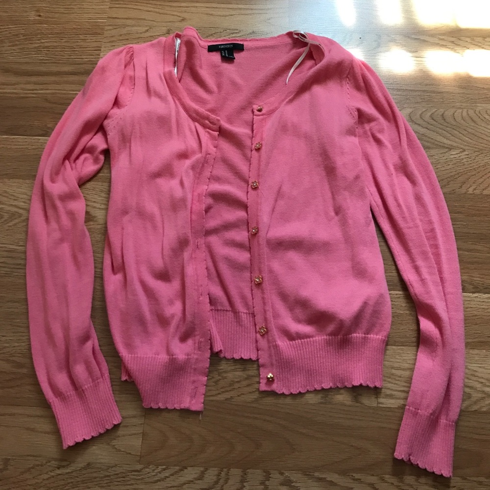 Pink Cardigan