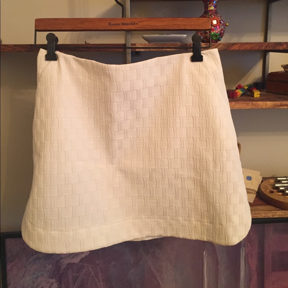 Topshop white mini skirt!