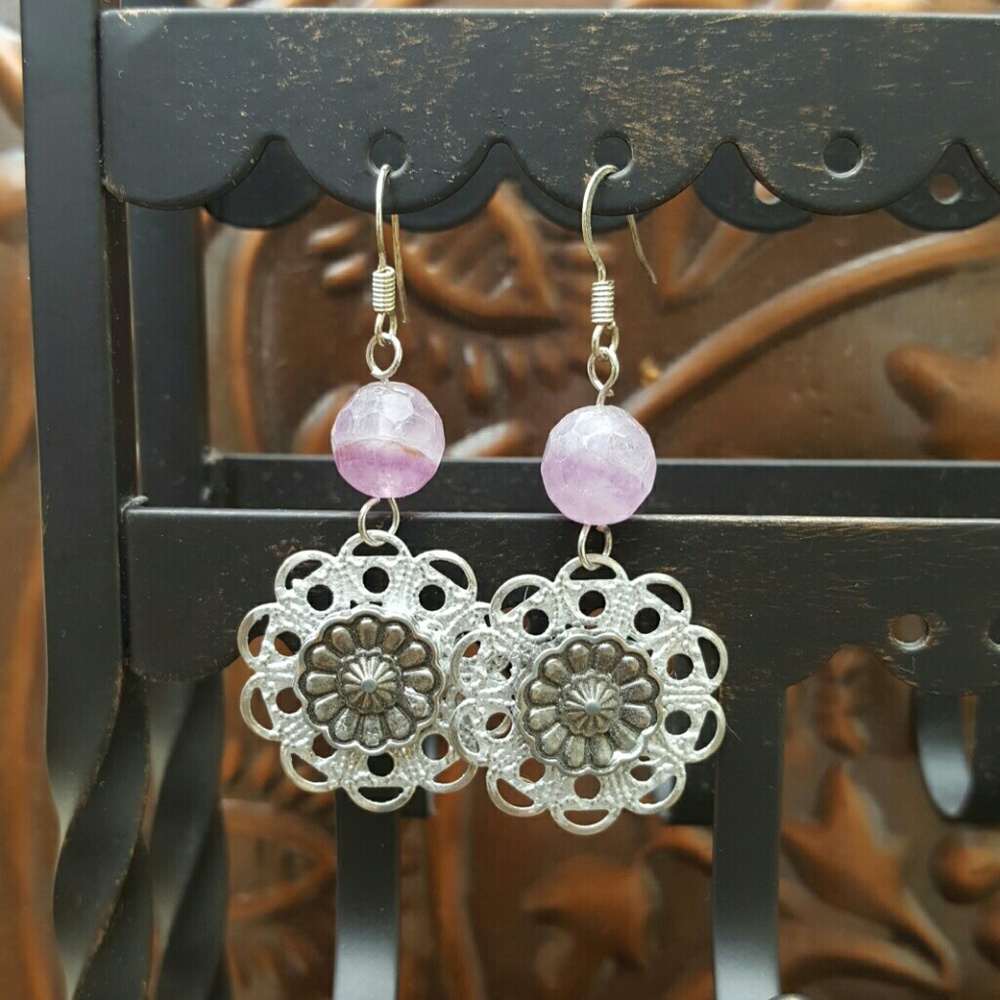 Earrings, hand made