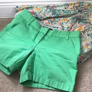 J.Crew Chino Shorts - Spring Green