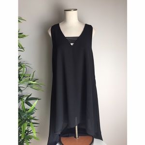Love Riche Black Hi-Lo Dress - Size M