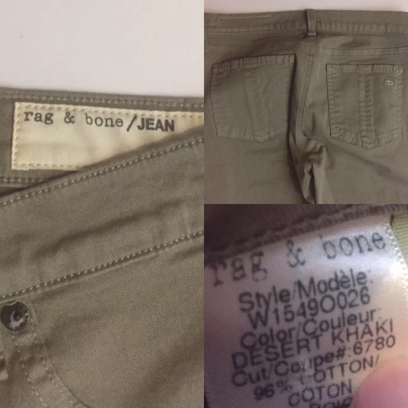 Rag and Bone Pants MacArthur Desert Khaki - Picture 3 of 3