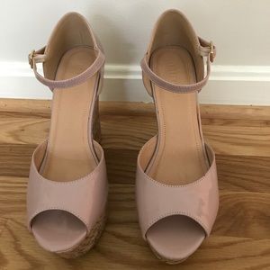 Forever 21 Wedge Sandals Rose color