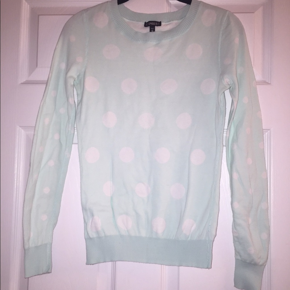 Like new! Express polka dot sweater