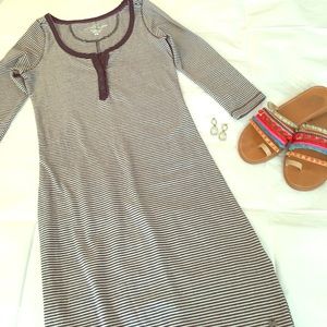 Striped bodycon dress