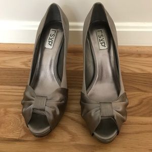 RSVP peep toe heels