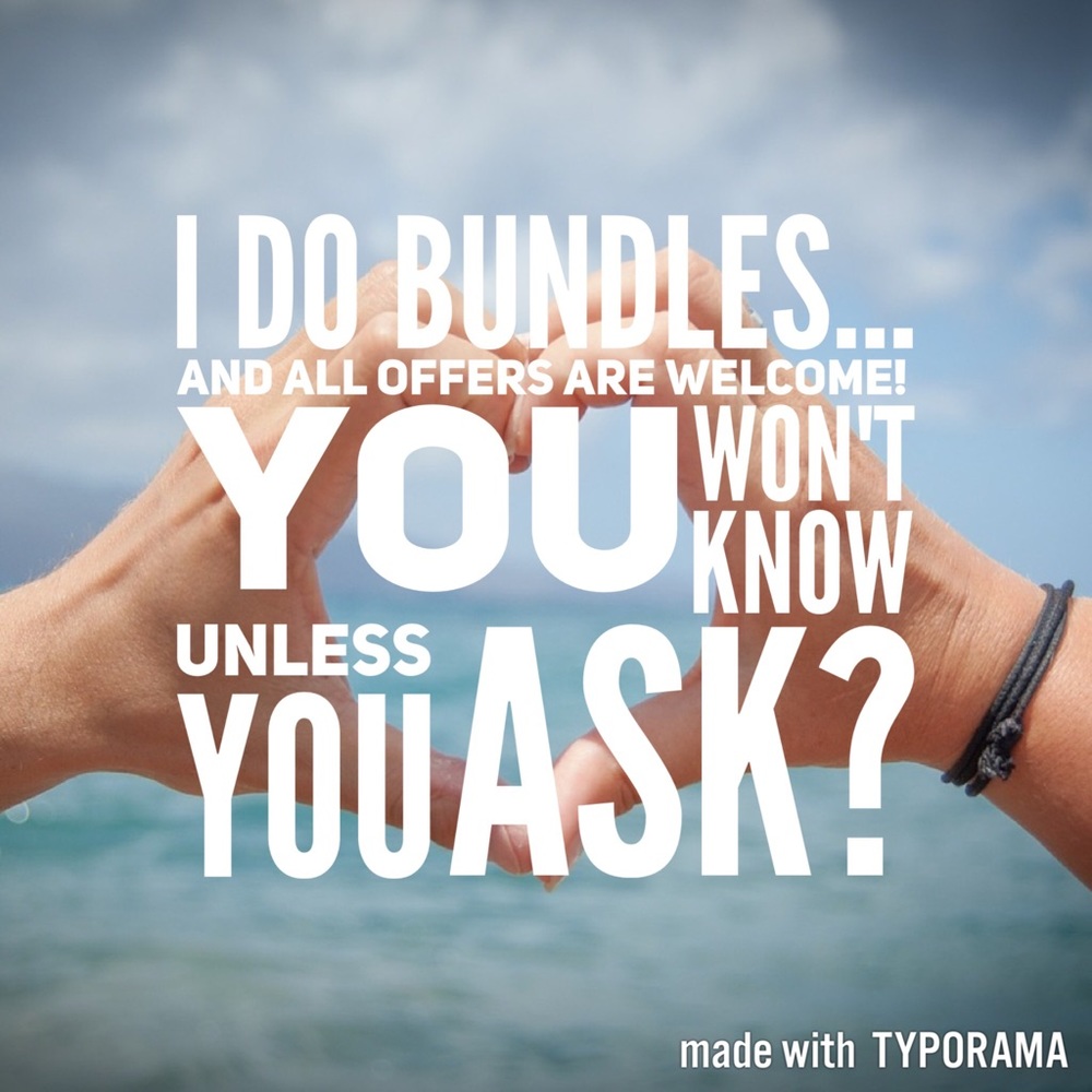 I do Bundle! all offers are considered. Just ask!