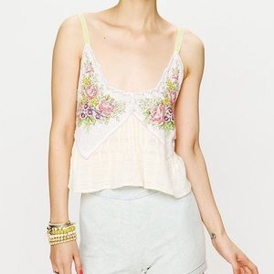 Free People Floral Tank Top