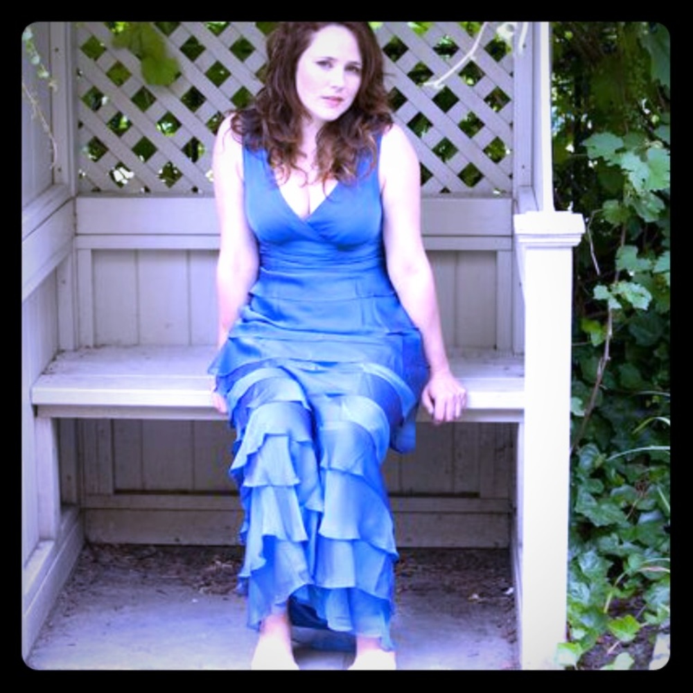 Patra size 8 tiered gown