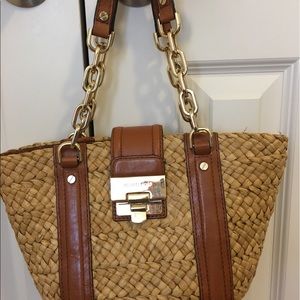 Michael Kors Straw Purse
